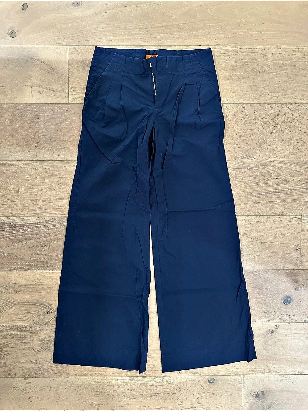 Joe Fresh Low Rise Wide Leg Pants in Blue Size 4